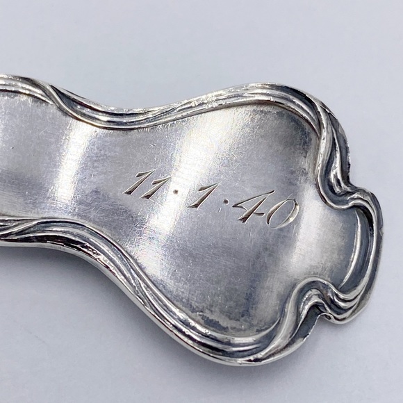 Masonic OES Order of the Eastern Star Sterling Silver Spoon with Bible - Picture 6 of 9